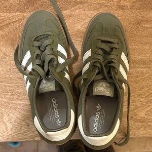 Adidas Olive Green Samba Sneakers